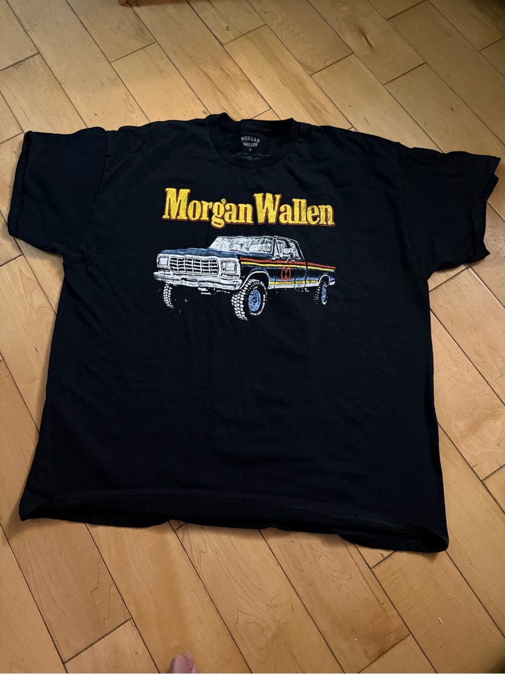 Morgan Wallen Black Graphic Truck T-Shirt